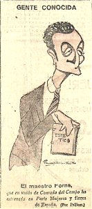 1925-02-08, El Imparcial, Gente conocida, El maestro Forns, Pellicer
