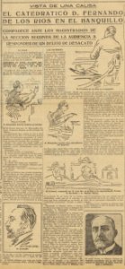 1925-02-27, El Liberal, Vista de una causa, El catedrático D. Fernando de los Ríos en el banquillo