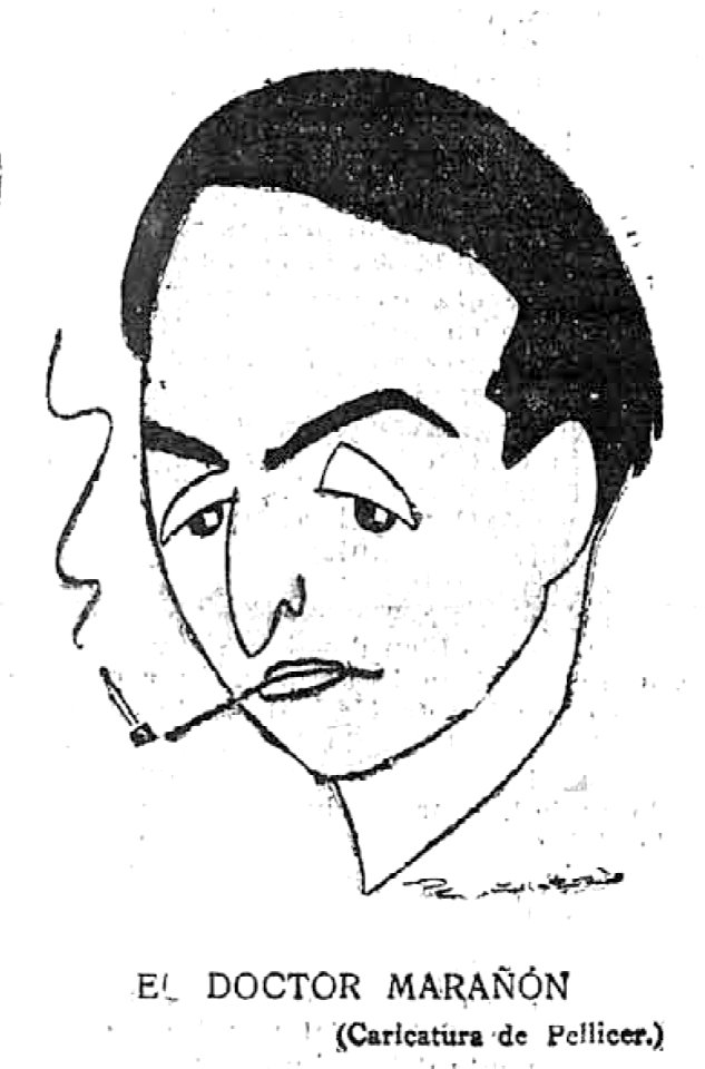 1925-04-18, El Imparcial, La universidad por dentro, El doctor Marañón, Pellicer