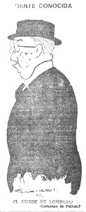 1925-07-04, El Imparcial, Gente conocida, El conde de Lombillo, Pellicer