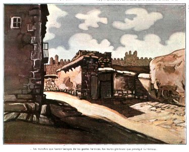 1925-06-06, La Esfera, Una exposición de Sancha, Paisajes de Ávila, Las murallas que fueron testigos de las gestas heroicas, los muros gloriosos que prestigió la Historia, Sancha