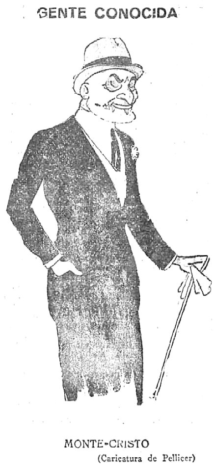 1925-07-29, El Imparcial, Gente conocida, Monte-Cristo, Pellicer