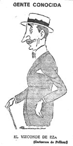 1925-06-25, El Imparcial, Gente conocida, El vizconde de Eza, Pellicer