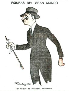 1924-06-28, El Imparcial, Figuras del gran mundo, El duque de Hernani, Pellicer