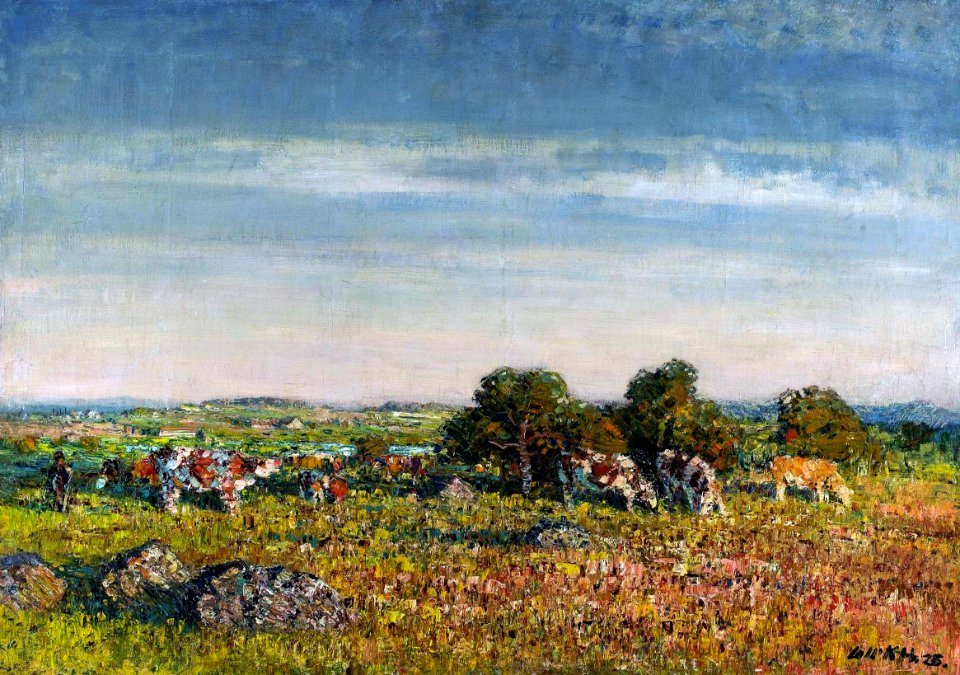 Lolek Landscape with cattle