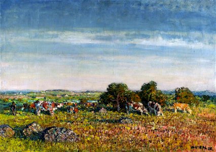 Lolek Landscape with cattle