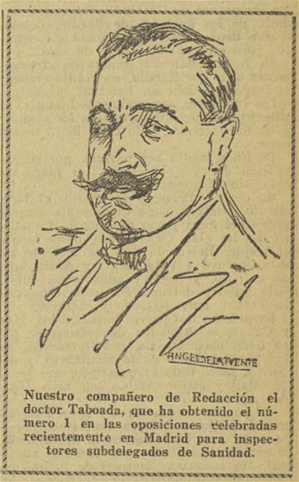 1925-01-07, El Liberal, El doctor Taboada, Ángel de la Fuente