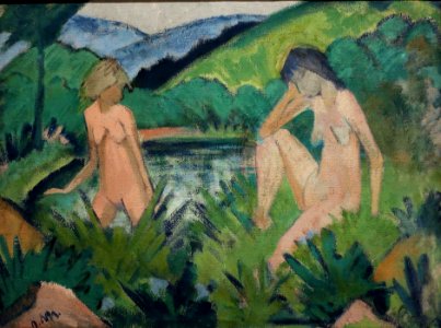 1926 Mueller Mädchen am Wasser