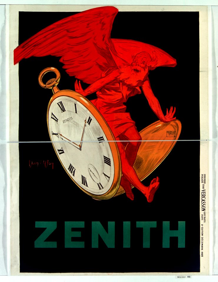 1928 advertisement poster - Zenith