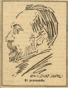 1925-02-27, El Liberal, Vista de una causa, El catedrático D. Fernando de los Ríos en el banquillo (cropped) El procesado