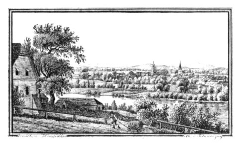 193 Markt Mureck - gez. Wonsidler, Lith. v. Folwarczni - J.F.Kaiser Lithografirte Ansichten der Steiermark 1830