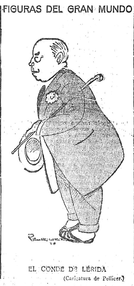 1925-05-16, El Imparcial, Figuras del gran mundo, El conde de Lérida, Pellicer