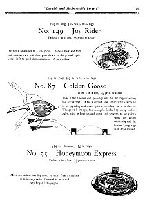 1930 Marx Mechanical Toys Catalog pg 19 s