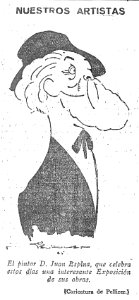 1925-06-12, El Imparcial, Nuestros artistas, El pintor Juan Espina, Pellicer