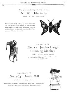 1930 Marx Mechanical Toys Catalog pg 7 s