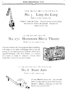 1930 Marx Mechanical Toys Catalog pg 6 s