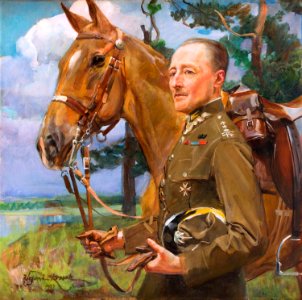 Wojciech Kossak - Portret płk. Konstantego Przezdzieckiego 1934