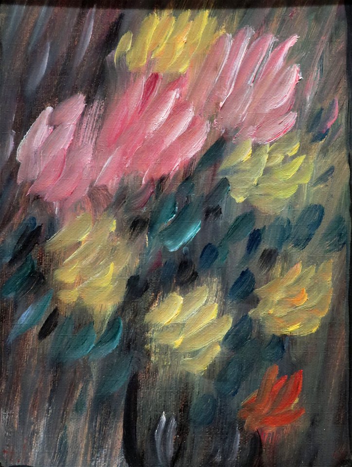 1937 Jawlensky Rosa und gelbe Dahlien