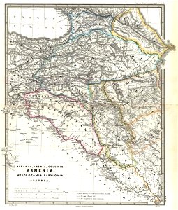 1965 Spruner Map of the Caucasus and Iraq in Antiquity - Geographicus - CaucusesIraq-spruner-1865