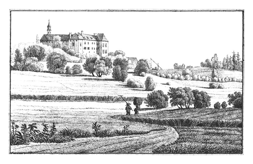 199 Schloß Neudorf, Stocking bei Wildon - Lith. Folwarczni - J.F.Kaiser Lithografirte Ansichten der Steiermark 1830