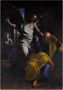 Simone Cantarini - The dream of St Joseph