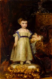 1Hans Makart - Erzherzogin Marie Valerie von Österreich als Kind