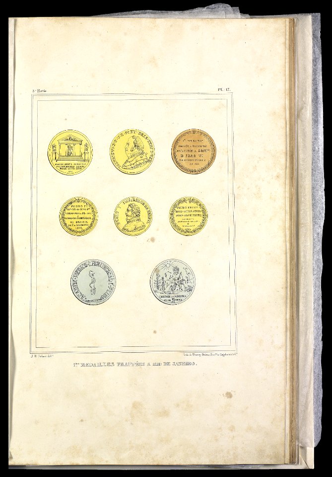 1ères. medailles frappées a Rio de Janeiro (2), da Coleção Brasiliana Iconográfica