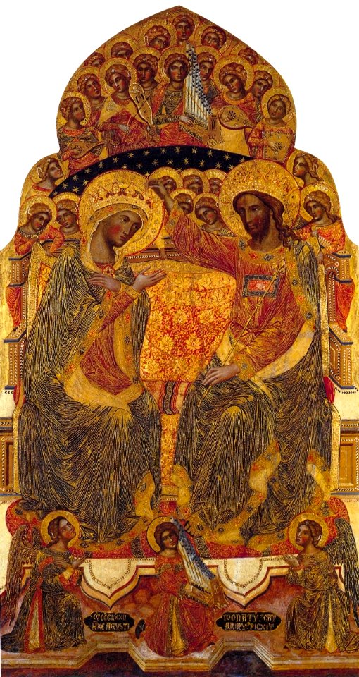 2 Donato, Catarino. Coronation of the Virgin 1372.Querini Stampalia, Venice.