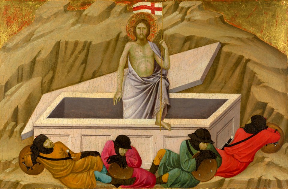 1з Ugolino di Nerio. The Resurrection. 1324-25. London NG