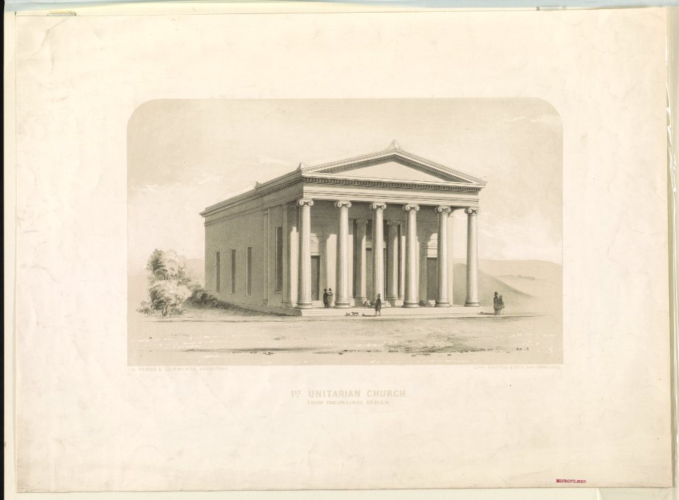 1st. Unitarian church. From the original design LCCN2003681548