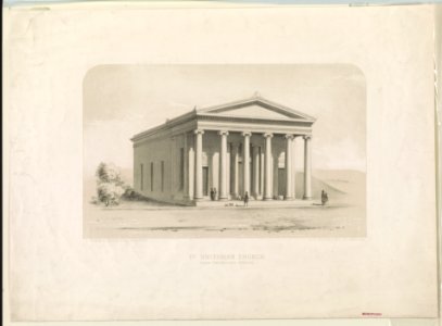 1st. Unitarian church. From the original design LCCN2003681548