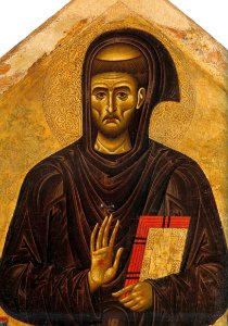 2 Giunta Pisano. St. Francisc and six stories from his life. Detail. Ca. 1250-60. Museo San Matteo, Pisa