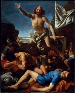 Simone Cantarini - The risen Christ