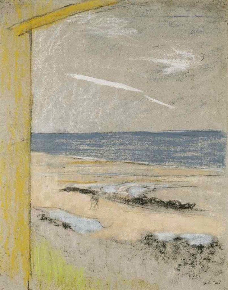 2011 PAR 01064 0145 edouard vuillard la plage vue de la cabine)