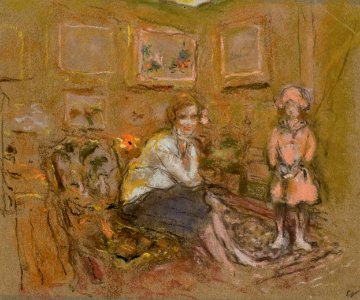 2010 PAR 05625 0015 edouard vuillard madame gaston levy et sa fille)