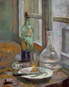 2010 NYR 02354 0304 edouard vuillard nature morte avec bouteille et carafe)