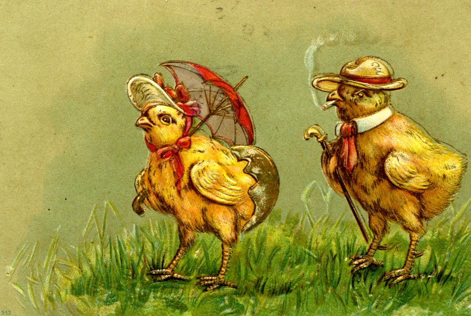 20. Old Russian Easter Postcard