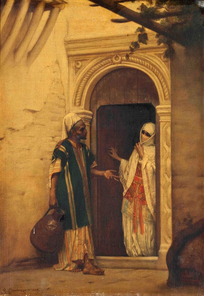 2016 CSK 11800 0158 000(gustave clarence rodolphe boulanger a water carrier at the harem entra093734)