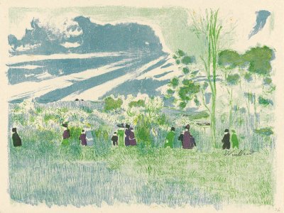 2016 CKS 11964 0049 edouard vuillard a travers champs from paysages et interieurs)
