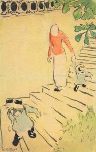 2017 NYR 15005 0185 edouard vuillard femme et enfants descendant lescalier au square de la)