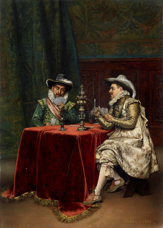 2017-02 Adolphe Alexandre Lesrel - A winning hand