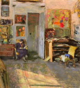 2013 CKS 01131 0016 edouard vuillard lucie belin dans latelier)