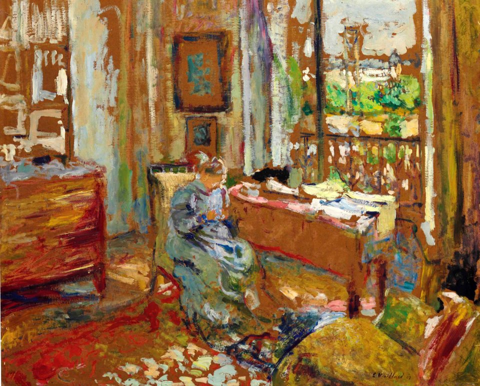 2013 NYR 02784 0298 edouard vuillard madame vuillard cousant rue de la tour dit lechafauda)