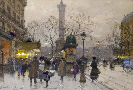 2017-02 Eugène Galien-Laloue - La Bastille, Paris