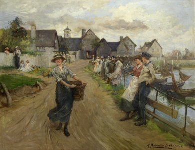 2017-02 Albert Chevallier Tayler - On the promenade