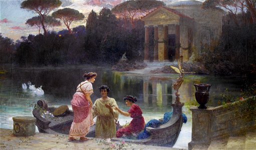 2017-02 Ettore Forti - Evening at the temple
