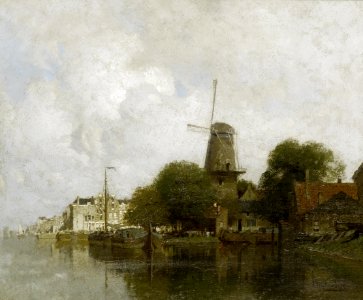 2017-02 Johannes Christiaan Karel Klinkenberg - View of the river Amstel, Amsterdam