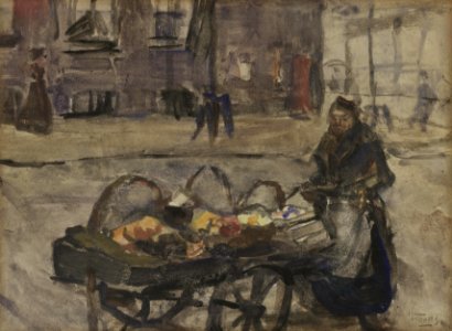 2017-02 Isaac Israels - A street vendor