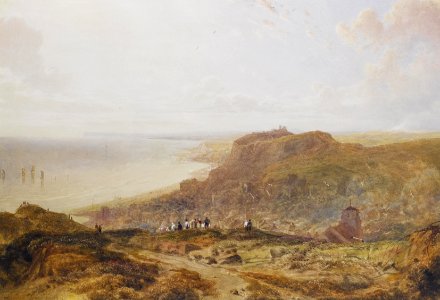 2017-02 Peter de Wint - Hastings from the East Cliff