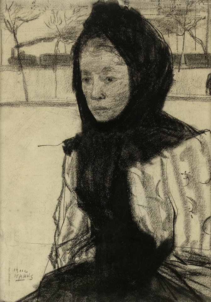 2017-02 Isaac Israels - Woman with headscarf